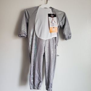 Baby shark costume 18-24montgs sparkling grey holloween